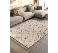 ATTICGO Tapis berbère YEBEL crème/multicolore 160x230 cm