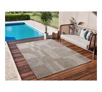 ATTICGO Tapis extérieur ethnique ORIA naturel 152x230 cm