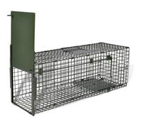 Attrape à animaux Cage piège pour animaux 80 x 25 x 25 cm (L x l x H) chats chiens lapins avec 1 porte Piège de capture