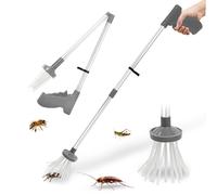 Attrape Araignée, Attrape Insectes Pliable, Pince Attrapes Araignée, Pince À Araignées Longue À Main, Piège À Araignées sans Contacct pour Une Capture et Un Retrait Sûr