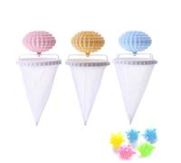 Attrape-cheveux - Élimination des mailles filtrantes pour cheveux, pièges à peluches | Sac en filet de charpie coloré universel réutilisable | Épilateur dee poils dee lessive pours chien et chat |