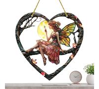 Attrape- féerique, attrape- féerique pour fenêtre - Décoration | murale de fenêtre en acrylique - Décor artistique de en acrylique teinté, décor de suspendu au mur pour la ma
