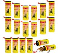 Attrape Mouche,Rouleaux de Papier Tue-Mouches,Papier Tue Mouche Interieur,Rubans Attrape Mouches,18PC Papier Tue Mouche pour Les