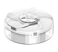 Attrape-mouches électrique, piège à mouches rotatif - Piège intérieur silencieux rechargeable par USB avec rotation à 360°, autonomie de 24 heures |.Receveur rotatif blanc intérieur électrique
