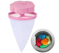 Attrape-peluches pour linge - Éliminateur de poils d'animaux contre l'enroulement - Filtre à cheveux conique pour machine à laver - Collecteur de peluches durable pour linge de maison pour fourrure