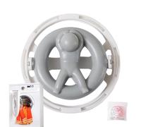 Attrape-peluches pour machine à laver - Polyester PP 10 cm | Filtre flottant pour cheveux Boule à linge anti-enchevêtrement anti-taches pour lave-linge et sèche-linge domestique Gris vert et usage