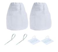 Attrape-peluches pour sèche-linge - Lot de 2 attrape-sèche-cheveux pour animaux de compagnie, sacs de remplacement pour sacs en nylon et coton pour animaux de compagnie, évier à linge, appartement dom