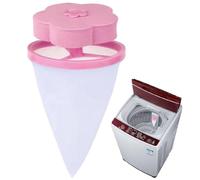 Attrape-poils pour machine à laver - Épilateur de poils d'animaux contre l'enroulement - Filtre à cheveux conique pour machine à laver - Collecteur de peluches durable pour linge de maison pour