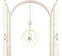Attrape-rêves avec attrape-rêves, capteur de lumière pour fenêtres intérieures, attrape-rêves pour fenêtre intérieure, prisme pour fenêtre, lumière solaire, décoration de la maison