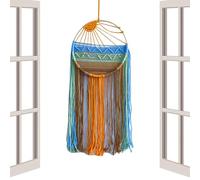 Attrape-rêves bohème en macramé, décoration murale bohème en macramé, décoration murale tissée, décoration murale, art du lever du soleil pour chambre à coucher, mariage, maison