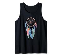 Attrape-rêves Boho Indien Plumes tribales colorées Débardeur