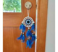 Attrape-rêves décoratifs bleu foncé, série de décorations intérieures pour voiture, petit œil du mal, décoration de maison, décoration de chambre, décoration murale Diamètre du cercle 8 cm longueur to