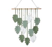 Attrape-rêves - Décoration suspendue - Vert - 50 cm - Fait main - Intérieur