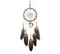 Attrape-rêves Marron, BetterJonny Capteur de Reves en Plumes Grand Attrape Rêve Capteur de Rêves Vintage Dream Catcher Handmade Attrapeur de Rêves Capteur de Rêves Handwerk Zimmerdekoration Marron