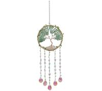 Attrapeurs de rêves en Pierre de, Star Green | Carillons éoliens spirituels pour la décoration intérieure, fil métallique, ornement de mariage ethnique, à