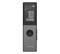 ATuMan Télémètre Laser Vert 50m, Mesure d'angle | 10 Modes, Précision ±2 mm, m/in/ft, Batterie 290 mAh, 4.500 Mesures, Type-C, 44 g Alu, LCD Rétroéclairage, pour Chantier