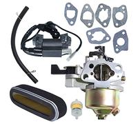 Atunee Bobine d'allumage Carburateur Kit pour Honda GXV120 GXV140 GXV160 HR194 HR195 HR214 HR215 HR216 Moteur Remplacer 16100-ZE7-W21