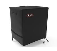 ATYARD Housse d'extérieur de 76,2 cm pour Table Portable Keter Unity (Petite) - Résistante aux UV, Respirante, Toutes Saisons (76,2 x 61 x 81,3 cm (L x l x H), Noir