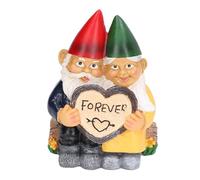 Atyhao Figurine de couple de nain de jardin, décoration de couple de nain en résine pour le jardin, la maison, le bureau