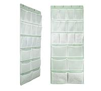 Au-dessus de l'organiseur Rangement Porte,Cintre Arrière pour Porte Placard,Support Boîte à Chaussures pour la lingerie,Produits Cosmétiques,Toilettes,Dans la crèche,Dortoirs les impuretés,2 Paquets