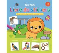 Au zoo - Livre de stickers (avec photos) (2-4 a.) - Collectif - Chantecler - broché - Livre-jeu