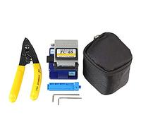 AUA Outil à fibre optique 3 en 1 FTTH Kits d'outils en fibre optique Découpe de fibre et Couteau de fibre FC-6S