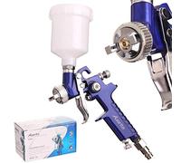 Auarita HVLP Mini H-2000P Pistolet pulvérisateur à Technologie Buse de 0,8 mm Durable Capacité de 125 ML pour la Peinture Trois Modes de réglage Très Efficace Bon pour Les matériaux Lourds