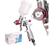 Auarita HVLP Mini H-887 Pistolet pulvérisateur à Technologie Buse de 1,2 mm Durable Capacité de 125 ML pour la Peinture Trois Modes de réglage Très Efficace Bon pour Les matériaux Lourds