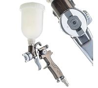 Auarita HVLP Mini MP-350 Pistolet pulvérisateur à Technologie Buse de 1,0 mm Durable Capacité de 250 ML pour la Peinture Trois Modes de réglage Très Efficace Bon pour Les matériaux Lourds