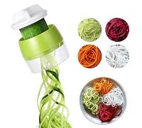 AUAUY Coupe Légumes, Coupe légume Spiralizer 4 en 1, Spaghetti Légume, Spirale de Légumes Trancheuse pour Courgette Nouilles, Carotte Spaghettis, Concombre Tagliatelle