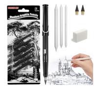 AUAUY Crayon Sans Encre, Portable Esquisse Infini Crayon Éternel Reusable
