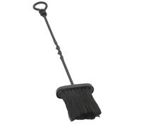 AUBRY GASPARD - Balai Cheminée Fer Forgé Noir - 56 cm - 0,42 kg - Idéal Nettoyage Cheminée - Fixation Murale - Accessoire Pratique Élégant Salon - Robuste