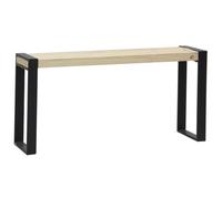 AUBRY GASPARD - Banc en Pin et Métal - Moderne et Sobre - Pin Naturel et Métal - Longueur 80 cm - Largeur 20 cm - Hauteur 40 cm - Livré en Kit - Poids 5 kg - Design Compact et Polyvalent