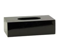 AUBRY GASPARD - Boîte à Mouchoirs Médium Laqué Noir - 25 x 12 x 7 cm - Déco | Médium laqué noir · 25 x 12 x 7 cm · Modèle sans fond · Se pose sur la boîte du commerce · Salon, bureau et salle de bains