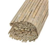 AUBRY GASPARD - Canisse en Lames De Bambou Naturel 100X500 cm - Brise-Vue Esthétique et Écologique - Facile À Transporter - Idéale pour Jardin et Terrasse - Couleur Naturelle - Taille 100X500 cm