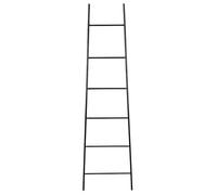AUBRY GASPARD - Échelle en Métal Noir 6 Barreaux - Design Élégant et Robuste - Idéale pour Bricolage et Entretien - Compacte et Pratique - 485X16X171 cm - Noir - 171 cm