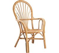 AUBRY GASPARD - Fauteuil Manau Exelum Campagne Chic - H103 x L57 x P67 cm - Assise 42 cm - 5 kg - Supporte 100 kg - Finition Artisanale - pour Jardin/Véranda