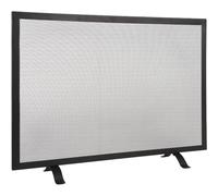 AUBRY GASPARD - Pare-feu de Cheminée en Métal Noir Laqué Mat - Dimensions 60 x 45 cm - Livré en Kit avec 2 Pieds à Assembler - Protection Efficace et Élégante pour Votre Espace de Vie - Prêt-à-Monter