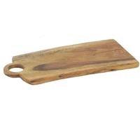 AUBRY GASPARD - Planche à Découper en Acacia Huilé - Rectangulaire avec Poignée Passe-Doigts - Dimensions 50 x 25 x 1.5 cm - Bois Élégant - Idéale pour Préparation Culinaire et Service