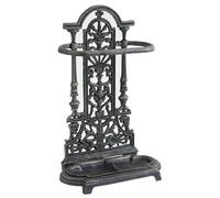 AUBRY GASPARD - Porte-Parapluie en Fonte Noir - Style Intemporel - Dimensions 34 x 18 x 52 cm - Robuste et Résistant - Convient pour Intérieur et Extérieur - Livré en Kit pour Montage Facile