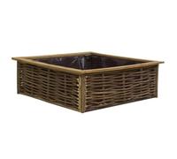 AUBRY GASPARD - Potager Carré Noisetier et Pin - 120 x 120 x 40 cm - Livré Kit avec Notice et Visserie - Facile à Monter - Idéal Cultiver Fruits et Légumes au Jardin
