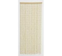 AUBRY GASPARD - Rideau de Porte en Maïs - Hauteur 200 cm x Longueur 90 cm - 43 Pendants pour Couverture Optimale - Livré Monté avec 2 Crochets de Fixation - pour Décoration Intérieure - Poids 1,10 kg