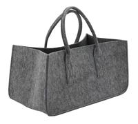 AUBRY GASPARD Sac à bûches en Feutrine Gris