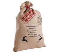 AUBRY GASPARD Sac Jute Noël Livraison Spéciale H78Cm