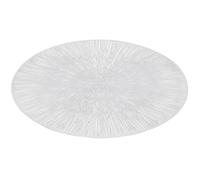 AUBRY GASPARD - Sets de Table en Vinyle Argenté - Lot de 6 - Ø 38 cm - 3 Designs Différents - Élégants et Pratiques pour Décoration de Table - Idéaux pour Occasions Spéciales et Quotidien