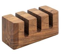 AUBRY GASPARD - Support Planches à Découper - Acacia Naturel - 22x9x9 cm - Poids 1,33 kg - 3 Compartiments Rangement - Finition Naturelle Rectangulaire - Idéal Organisation Cuisine