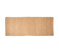 AUBRY GASPARD - Tapis en Jonc - 200 x 80 cm - Finitions 100% Naturel - Attaches en Nylon - Marron Clair - Entretien Facile - Design Épuré et Authentique pour Intérieur Élégant