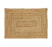 AUBRY GASPARD - Tapis en Jute Naturel Tressé à la Main - Dimensions 60 x 90 cm - Idéal en Descente de Lit ou Entrée - Design Authentique - Poids 1.17 kg - Disponible en 2 Tailles