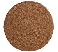 AUBRY GASPARD - Tapis Rond en Jonc de Mer Naturel - Ø 120 cm - Fabrication Artisanale - Idéal pour Décoration Intérieure - - Parfait pour Salon ou Chambre