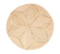 AUBRY GASPARD - Tapis Rond en Jonc Kaate - Ø 150 cm - Matériau Naturel et Authentique - Élégant et Original - Idéal pour Salon ou Chambre - Apporte Chaleur et Convivialité - Poids 3,25 kg